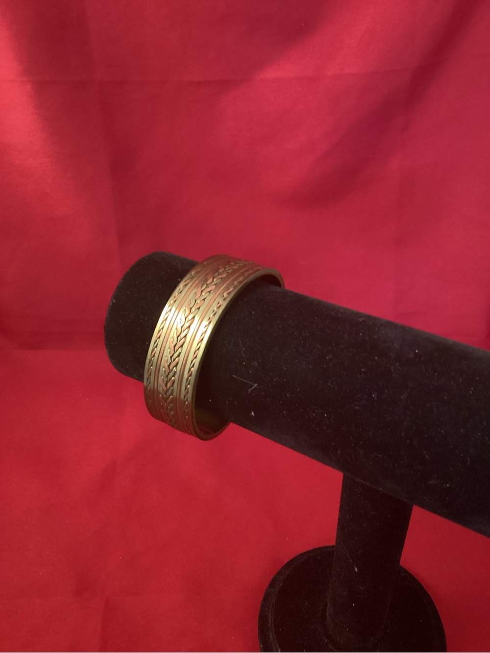 Brass and copper Bangle cuff Bracelet